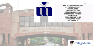 ABV IIITM Releases List of Provisionally Shortlisted Candidates for Presentation and Interviews for PhD Admission, Counselling To Be Conducted From December 19